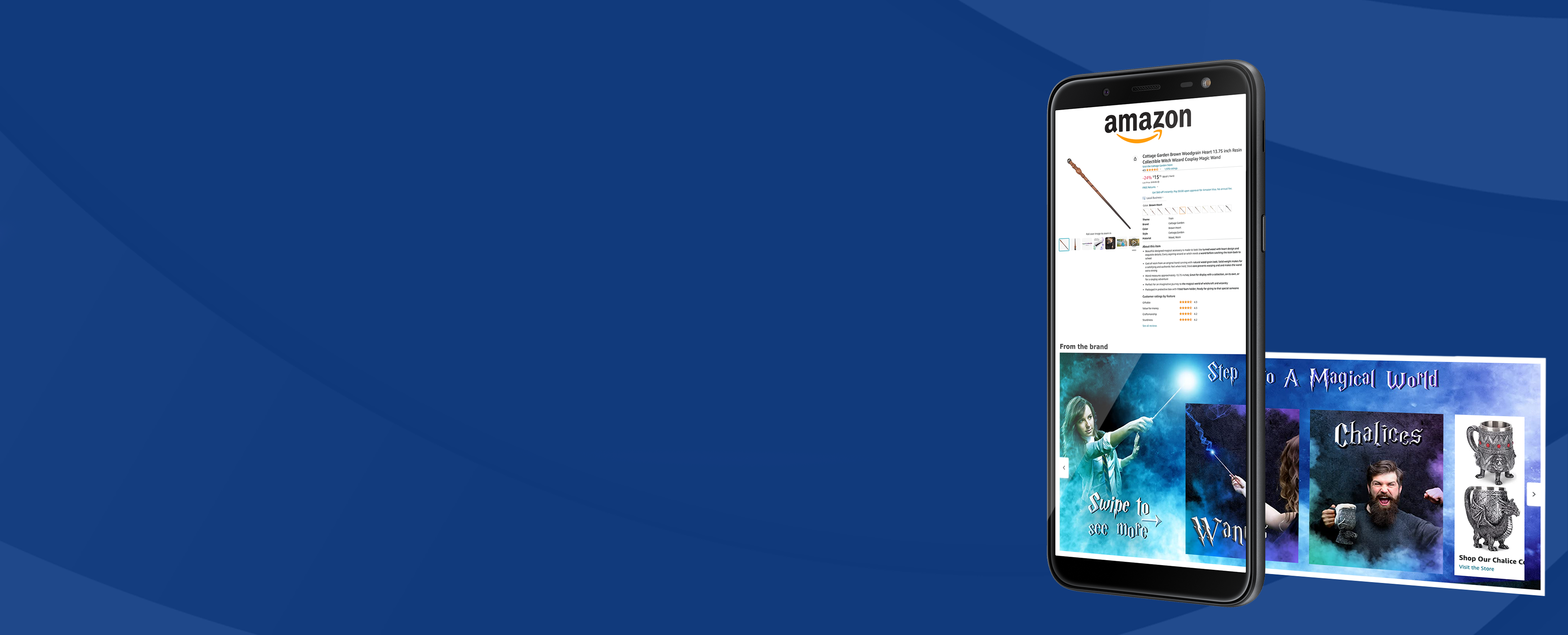 Sincerely Amazon created The Magical Cottage Garden Amazon Brand Story on Mobile