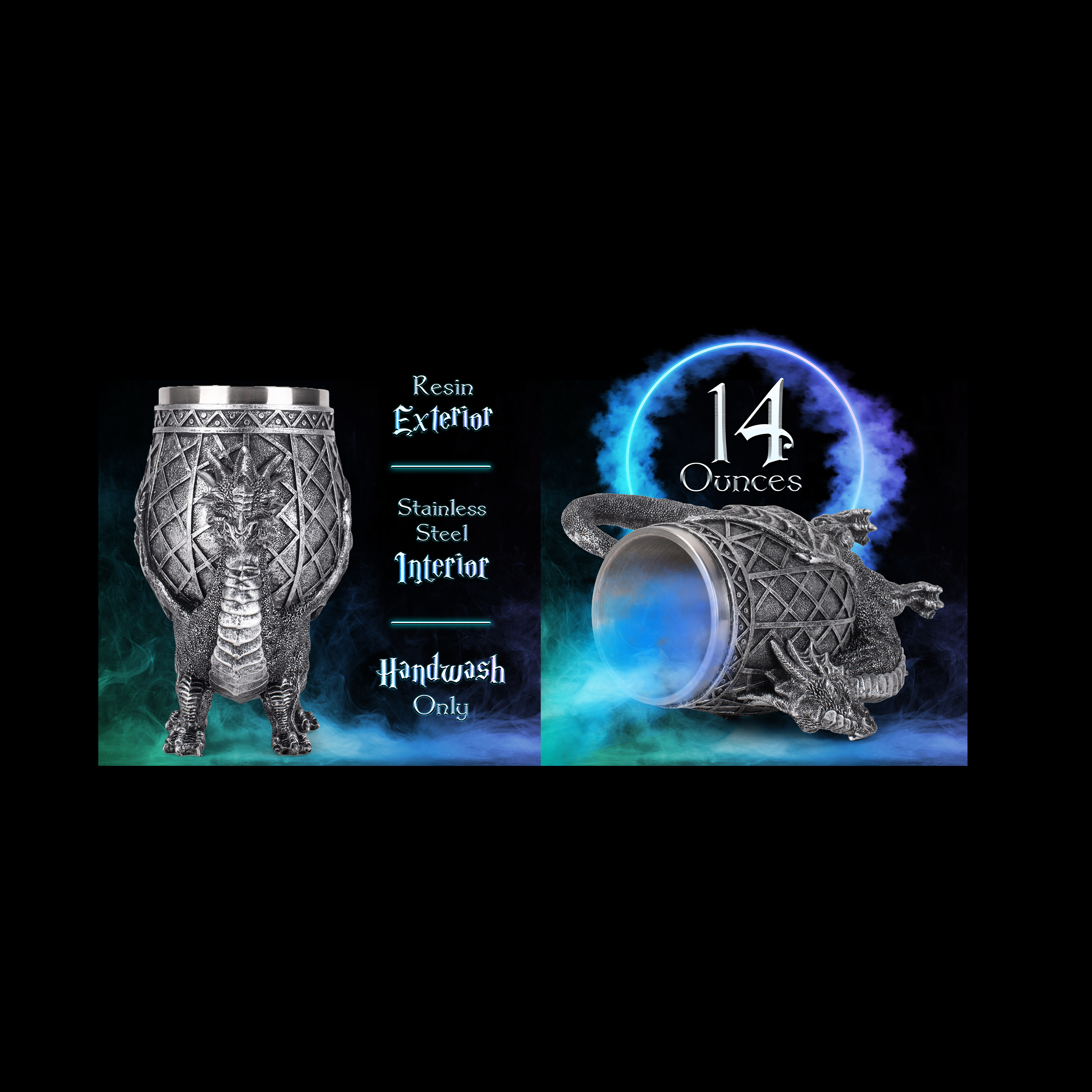 The Magical Cottage Garden Dragon Chalice After Sincerely Amazon Listing Image Enhancements