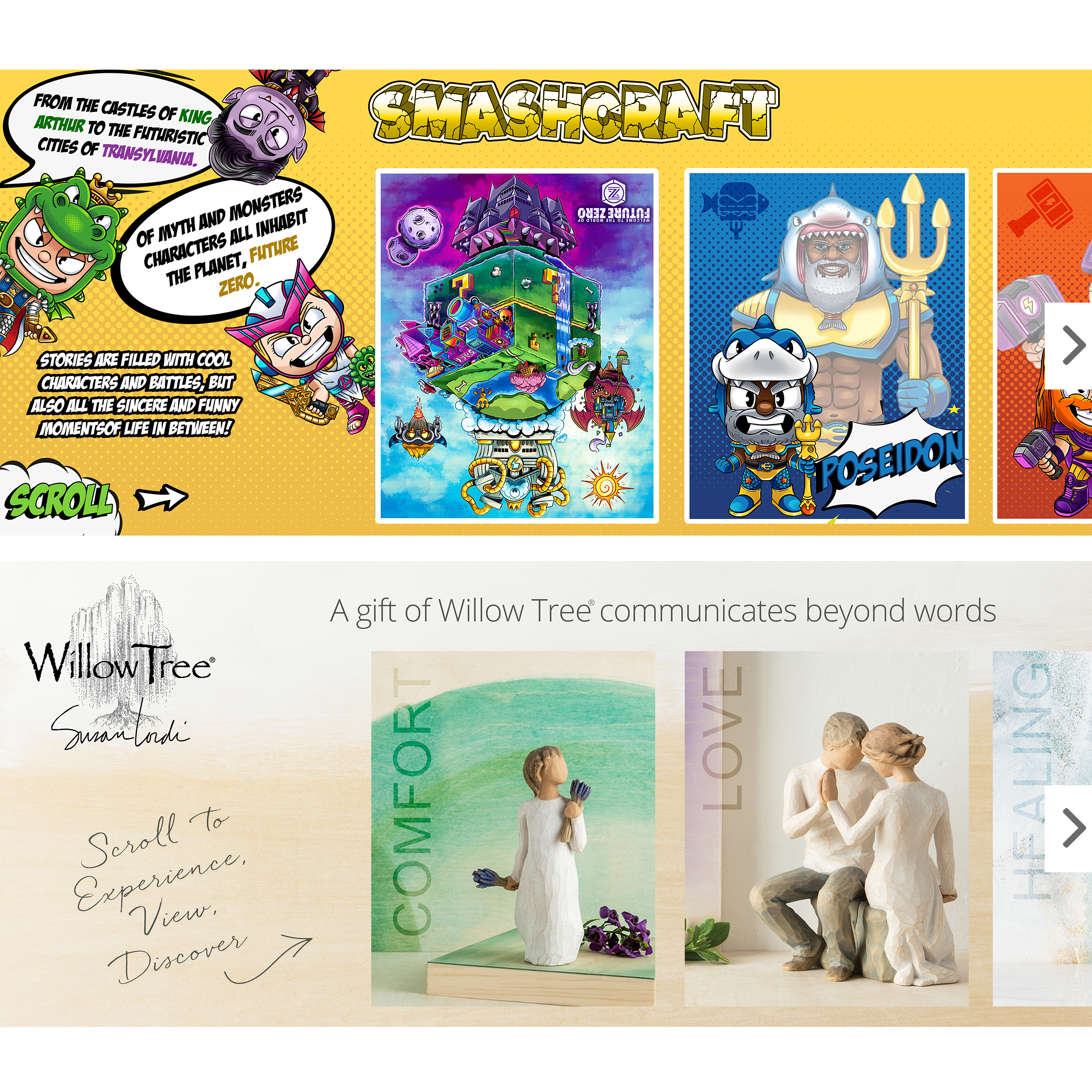 Willow Tree™ and SMASHCRAFT Amazon Brand Story Examples